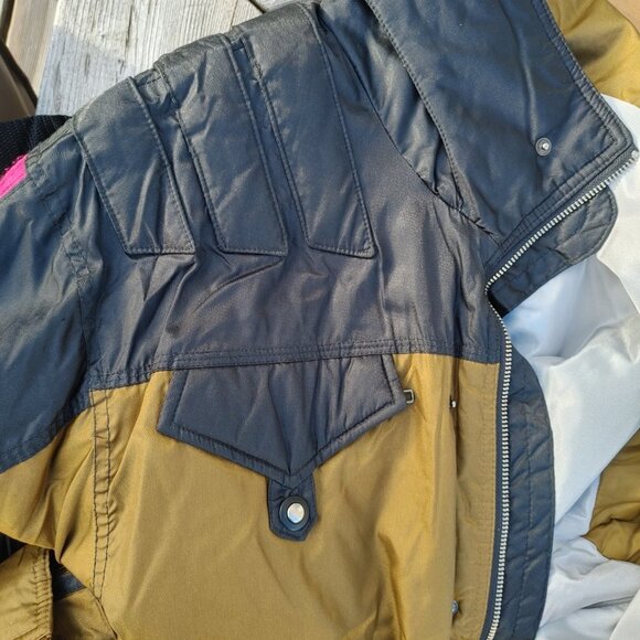 Men's Vintage 80's World Pro Mogul Tour Belted Ski Jacket Men's Medium - Picture 8 of 14